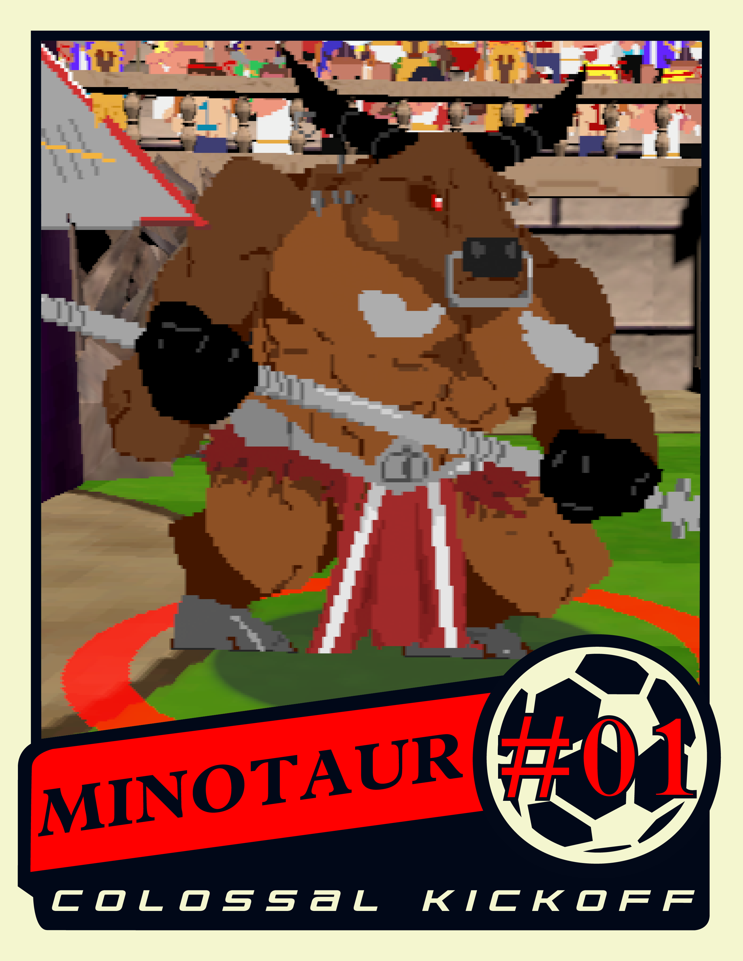 Minotaur Trading Card Front